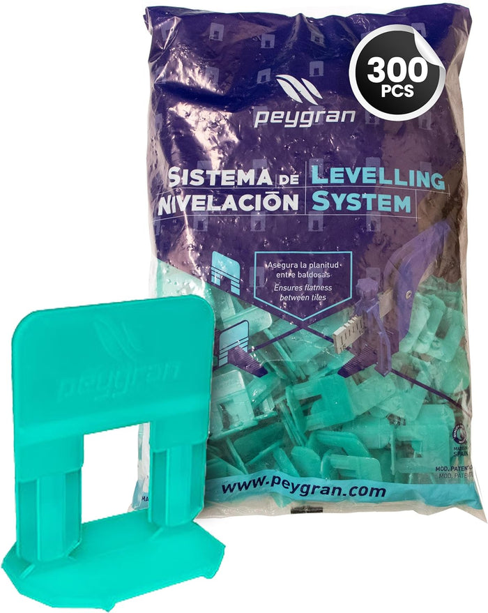 Peygran Tile Leveling System 1/8 (3MM): 300 Clips